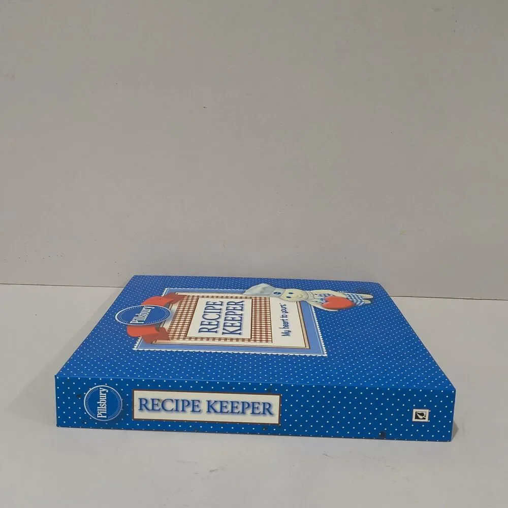 Pillsbury Doughboy Deluxe Recipe Keeper 3 Ring Binder with Cards Dividers